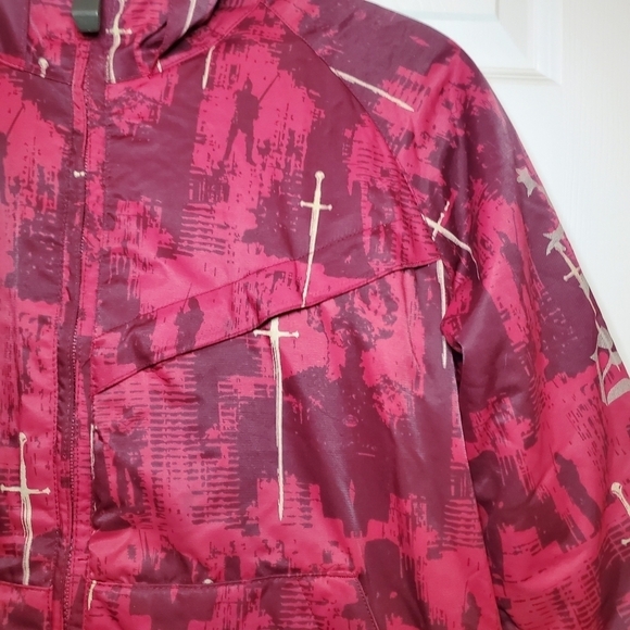 686 Snowboard Jacket - Youth Boys Small - Red - Ski Winter Coat - 686 Manual - Picture 3 of 15